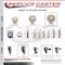 Service Caster 5 Inch Nylon 38 Inch Threaded Stem Caster with Brake SCC-TS20S514-NYS-PLB-381615 - alternate 2
